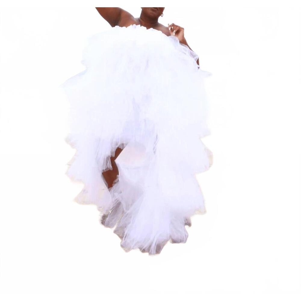 NEW SANTE GRACE wedding cake topper dress in white